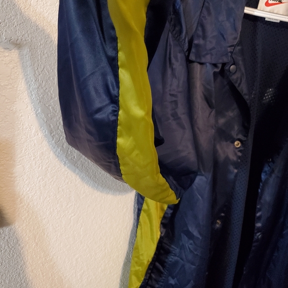 Vintage Nike Windbreaker Jacket XL  Navy Blue - Picture 5 of 8